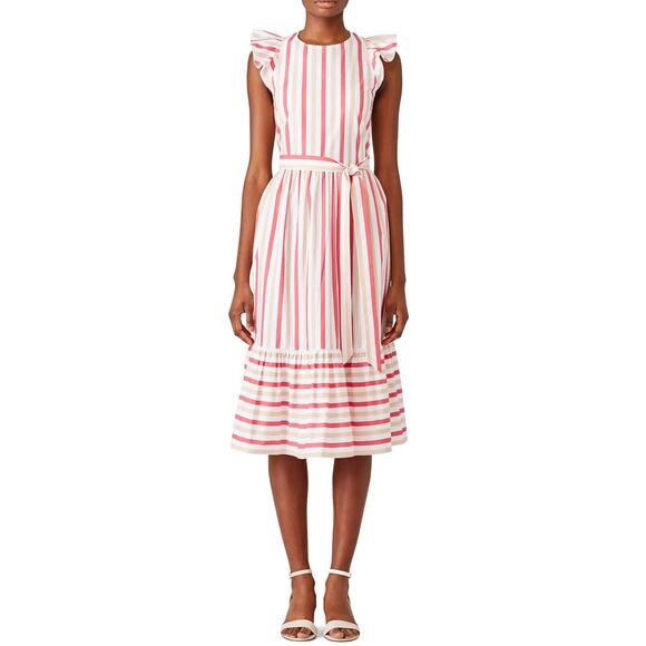 Kate Spade New York Peach Sherbert Midi Dress 2 - Picture 1 of 10